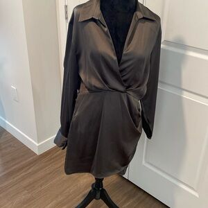 Zara dress in Olive Green- new with tags-also available in black.